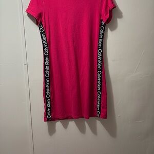 Calvin Klein Pink T-Shirt Dress